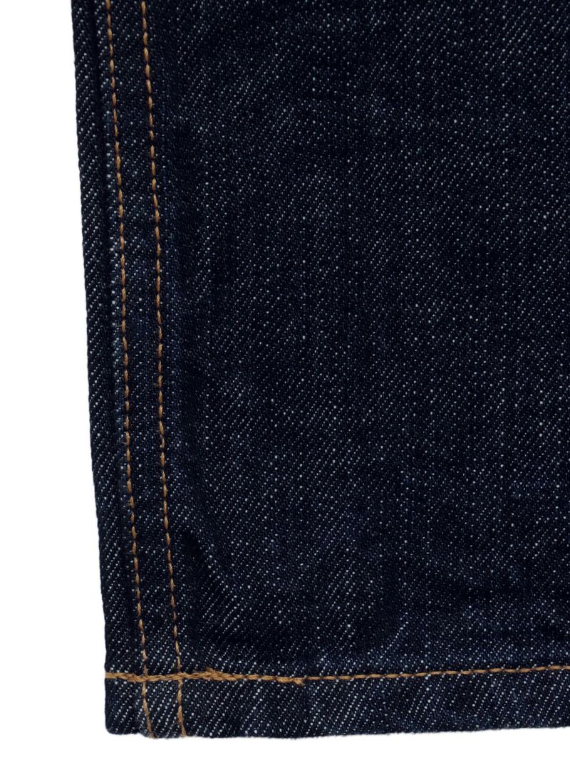 【絡繰魂・粋】“月光狼”刺繍入りデニムパンツ