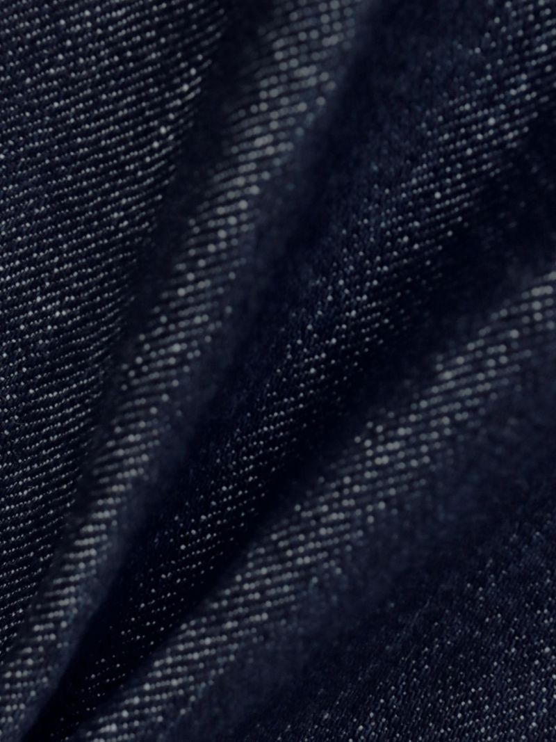 【絡繰魂・粋】“月光狼”刺繍入りデニムパンツ