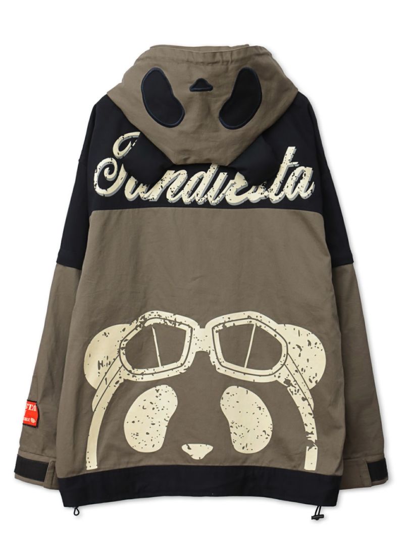 ＜春の予約会＞【PANDIESTA JAPAN】ミリタリーフードジャケット