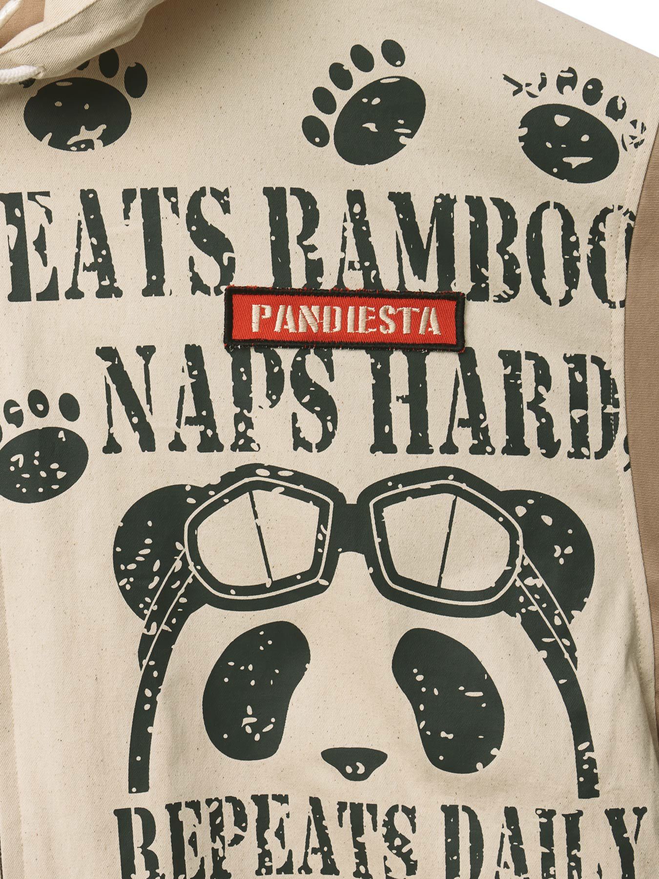 ＜春の予約会＞【PANDIESTA JAPAN】ミリタリーフードジャケット