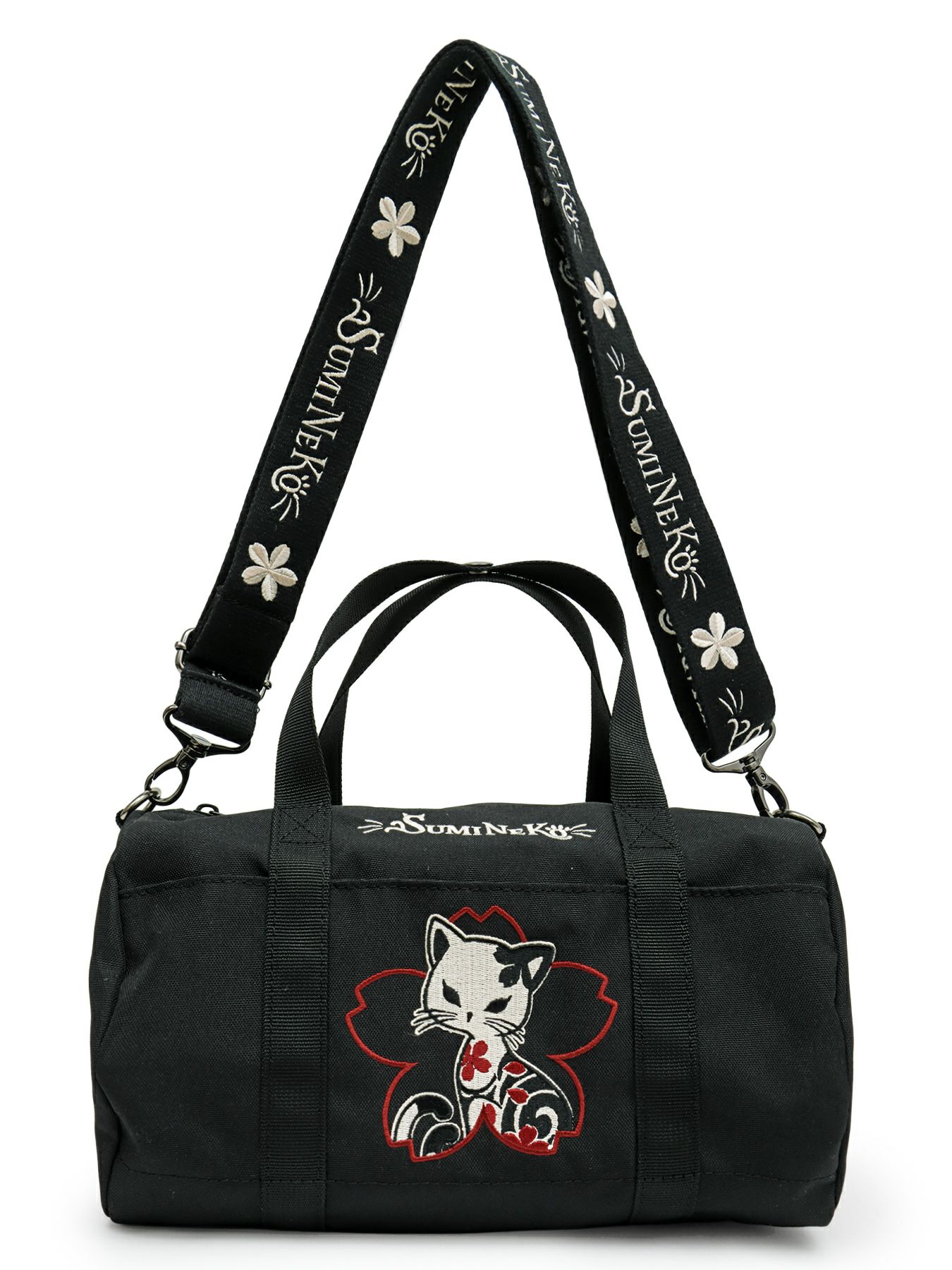  ＜春の予約会＞【SUMINEKO】刺繍入り2WAYミニボストンバッグ