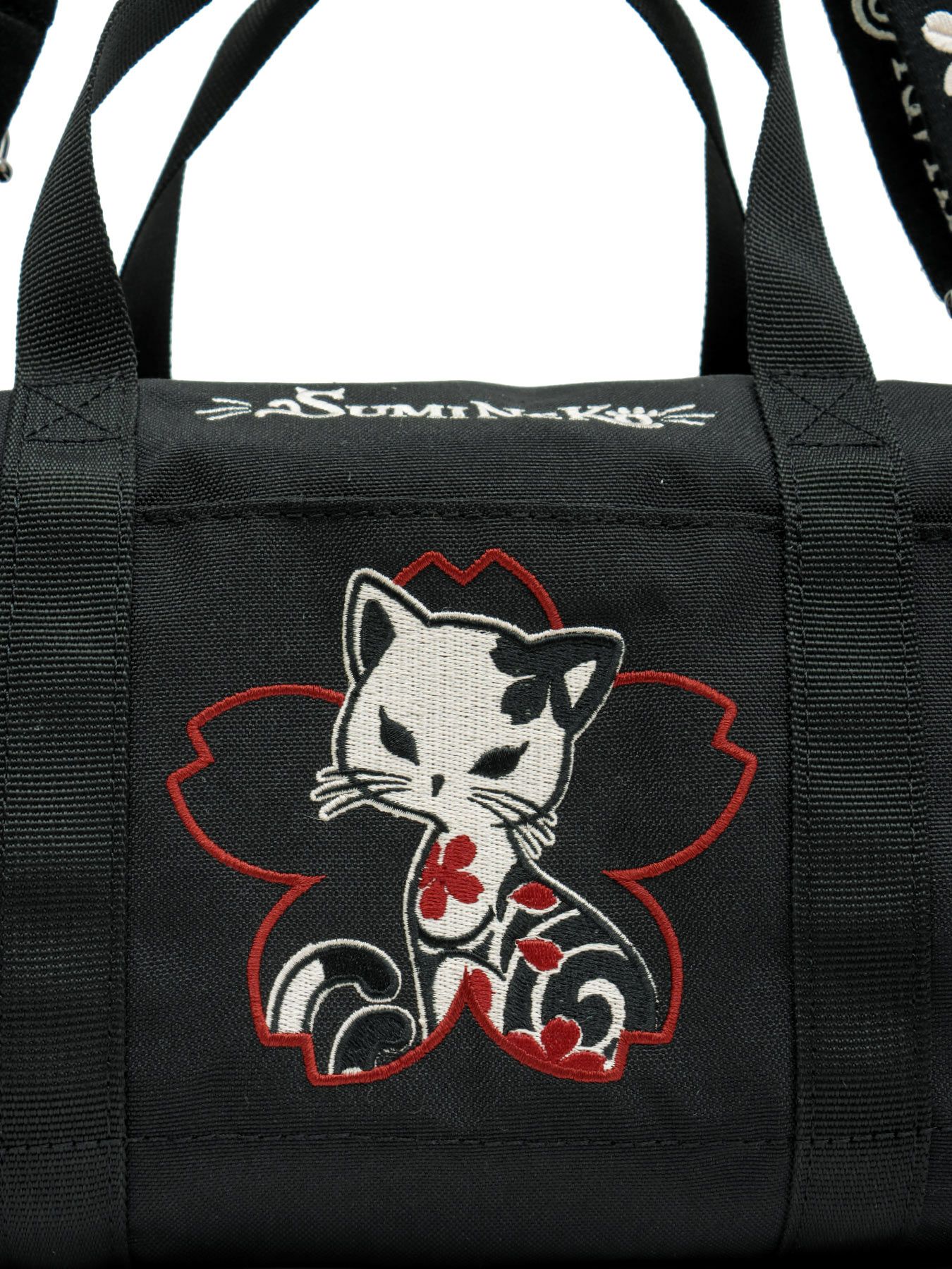 ＜春の予約会＞【SUMINEKO】刺繍入り2WAYミニボストンバッグ